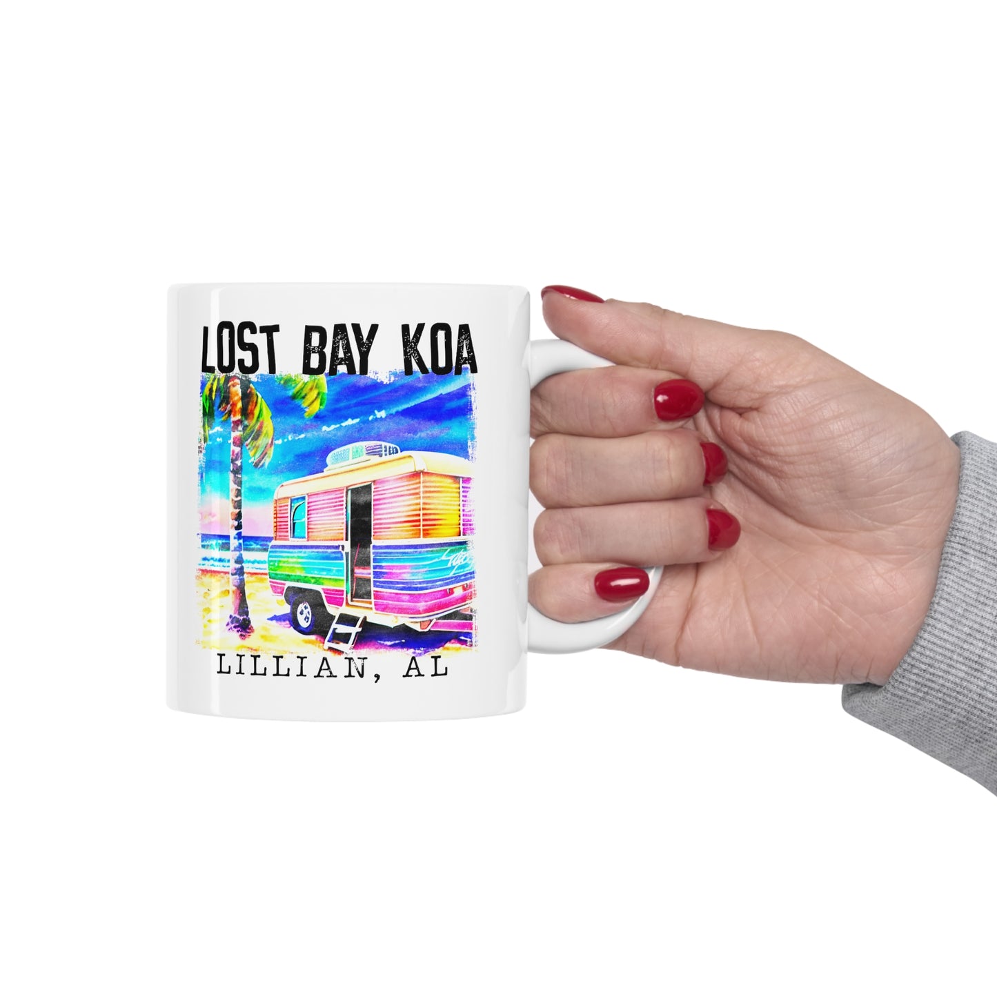 Lost Bay Camper- Ceramic Mug 11oz
