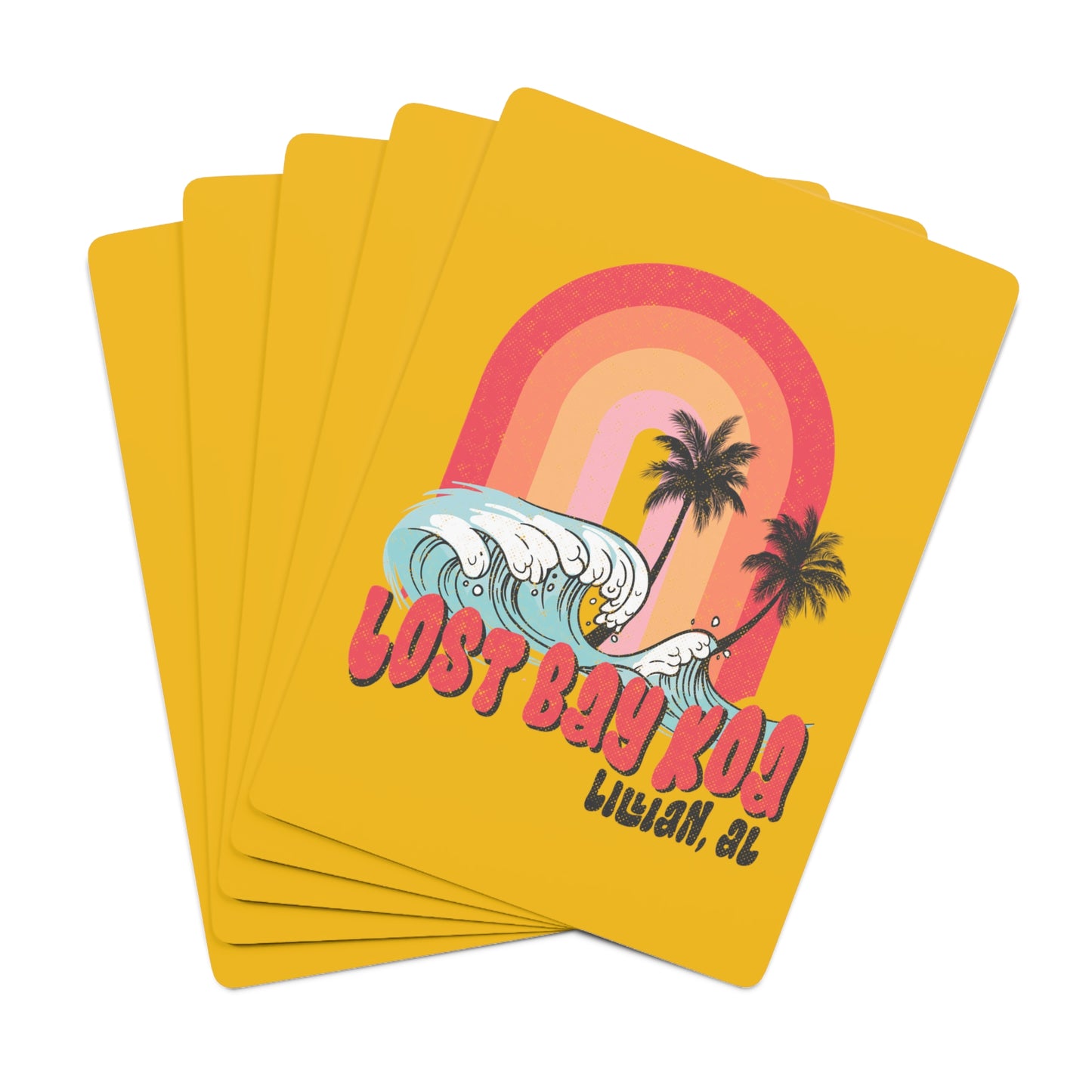 Lost Bay Wave- Custom Poker Cards
