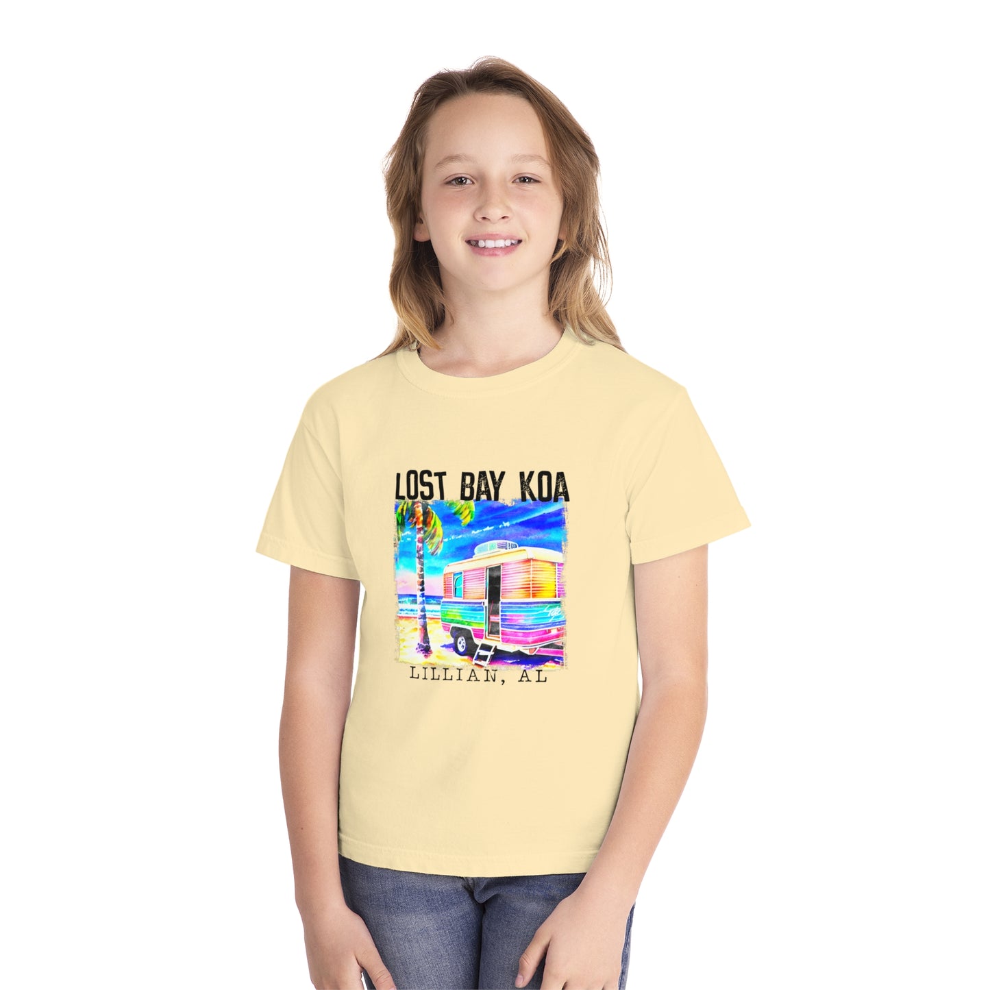 Lost Bay Camper- Youth Midweight Tee