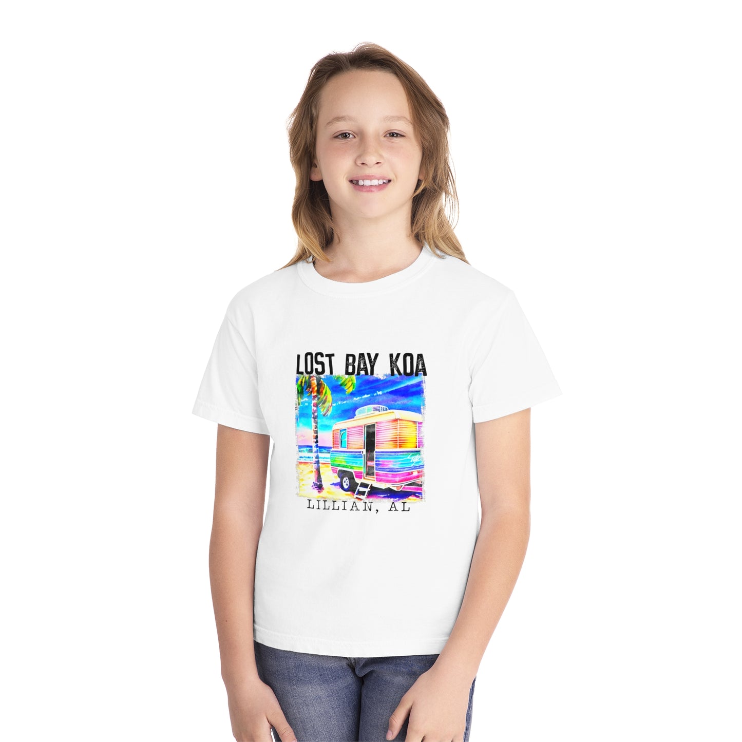 Lost Bay Camper- Youth Midweight Tee